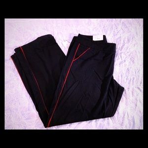A New Day 14 R Pants/Slacks Dark Blue Red Stripe
